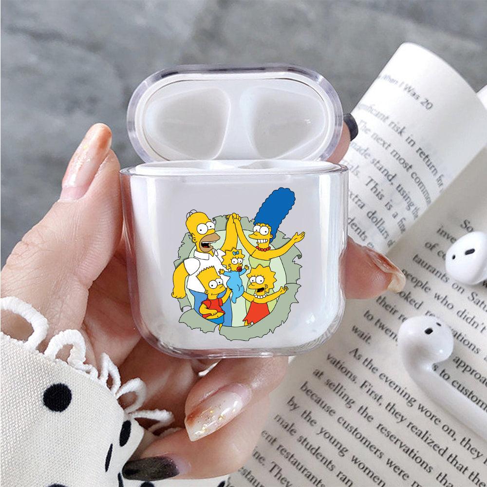 The simpson family harmony Apple Airpods Clear Case