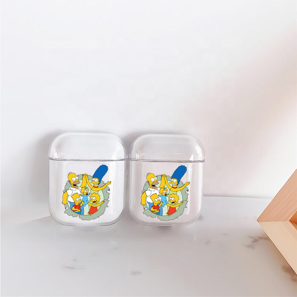 The simpson family harmony Apple Airpods Clear Case