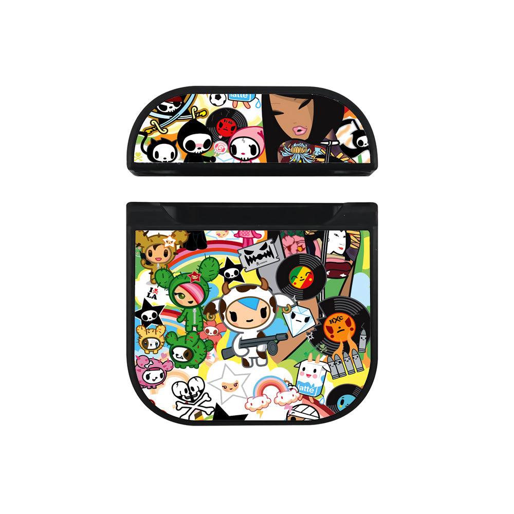 Tokidoki Feel The Party Apple Airpods Case Black