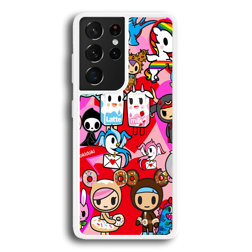 Tokidoki Sharing Cheerfulness Samsung Galaxy S21 Ultra Case