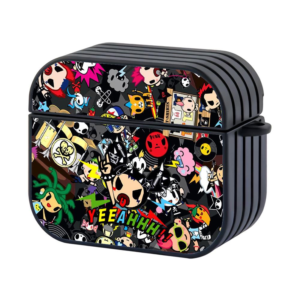 Tokidoki Shout and Blow The Spirit Apple Airpods 4 Case Black