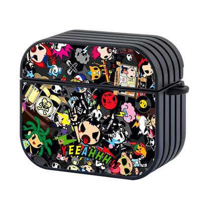 Tokidoki Shout and Blow The Spirit Apple Airpods 4 Case Black