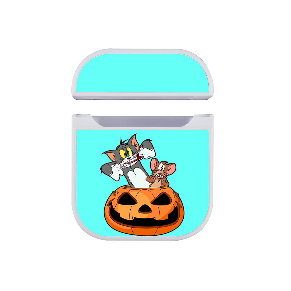 Tom And Jerry Halloween Apple Airpods Case White