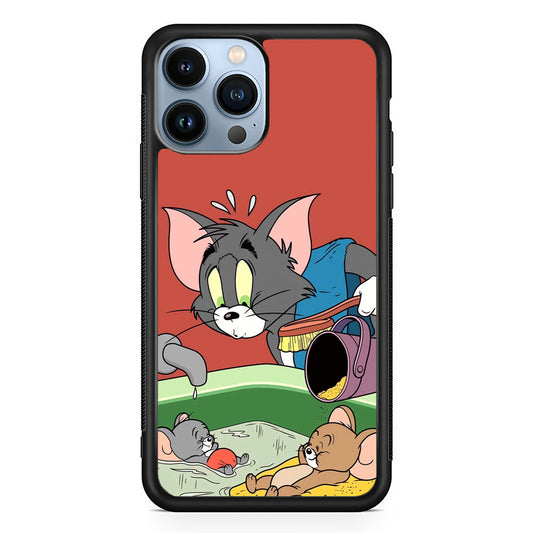 Tom and Jerry Do Not Be Noisy iPhone 14 Pro Max Case - Carneyforia