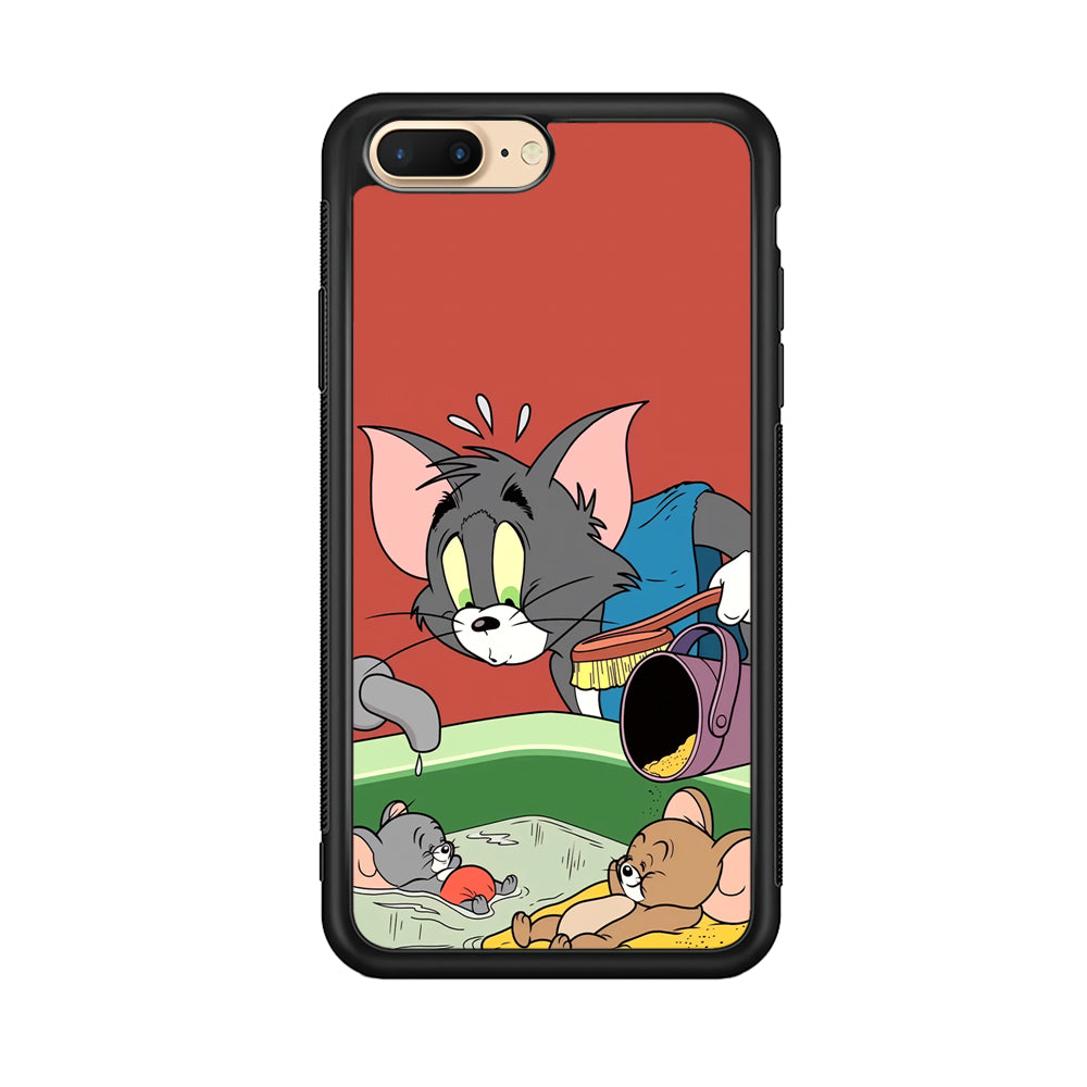 Tom and Jerry Do Not Be Noisy iPhone 8 Plus Case