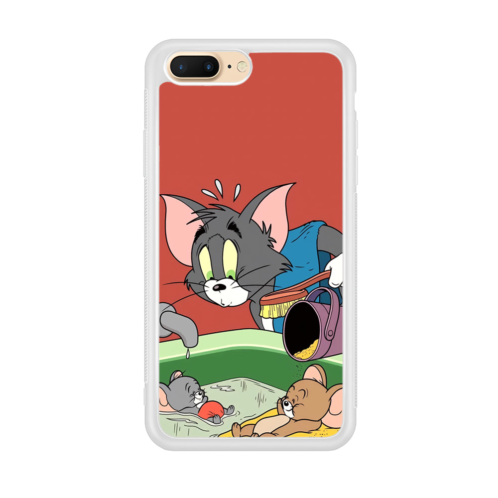 Tom and Jerry Do Not Be Noisy iPhone 8 Plus Case