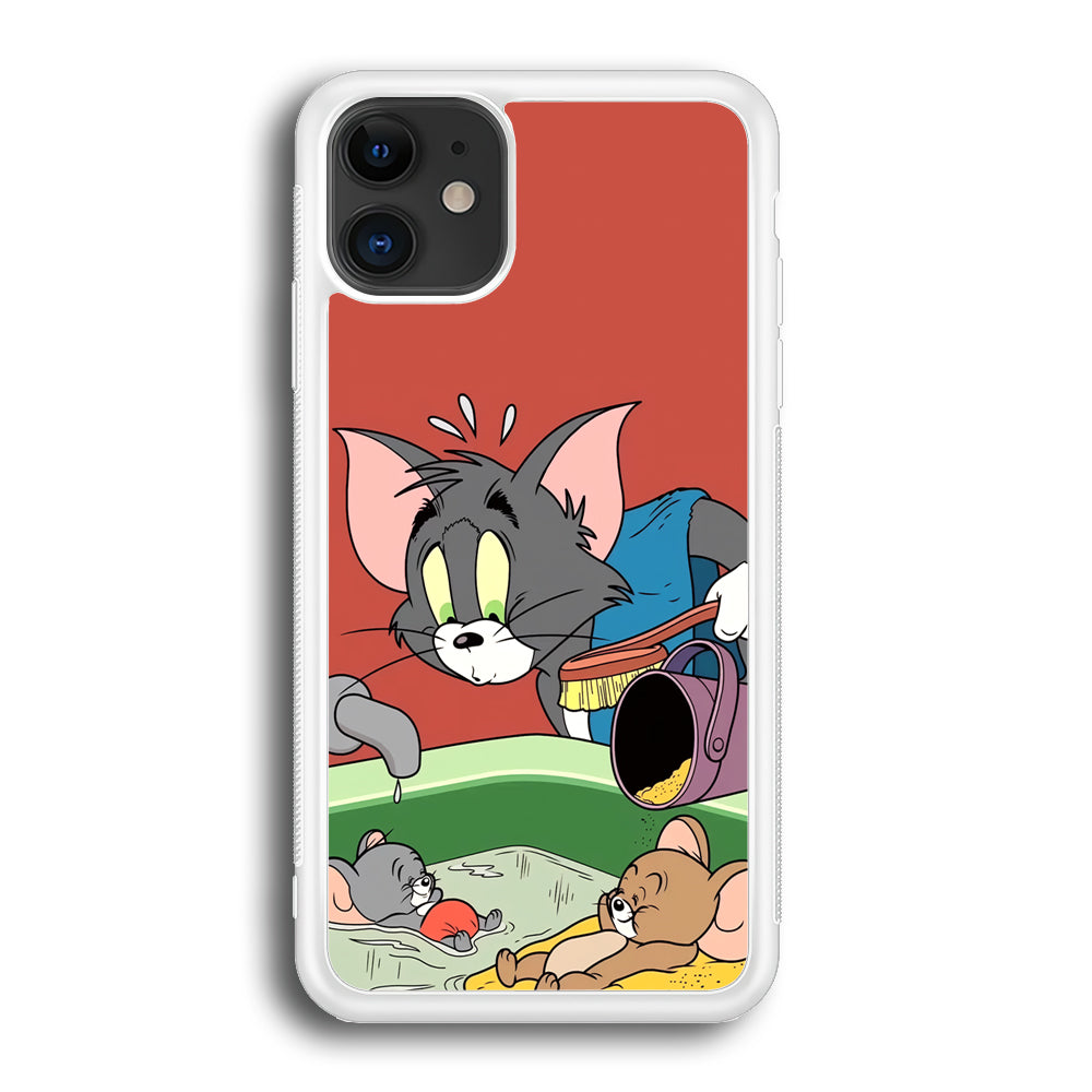 Tom and Jerry Do Not Be Noisy iPhone 12 Case