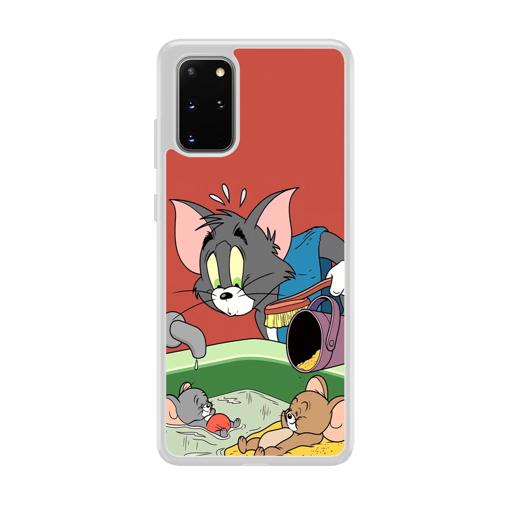 Tom and Jerry Do Not Be Noisy Samsung Galaxy S20 Plus Case