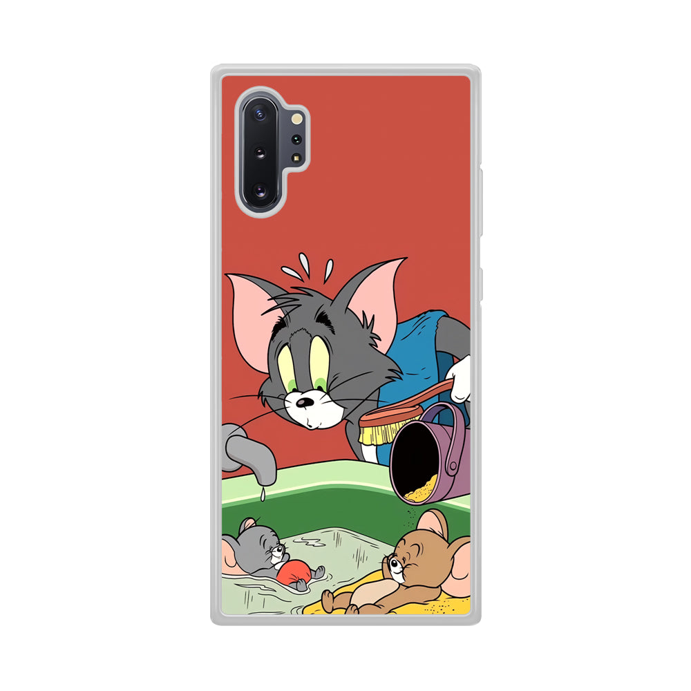 Tom and Jerry Do Not Be Noisy Samsung Galaxy Note 10 Plus Case