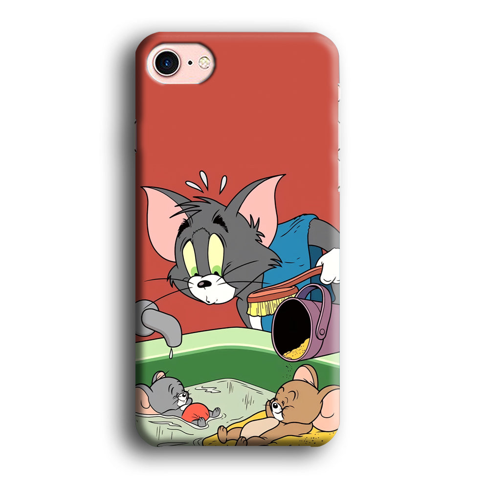 Tom and Jerry Do Not Be Noisy iPhone 8 Case