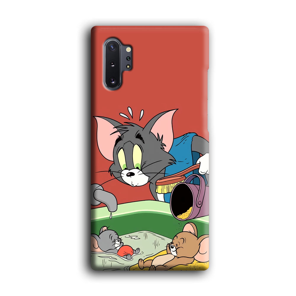 Tom and Jerry Do Not Be Noisy Samsung Galaxy Note 10 Plus Case