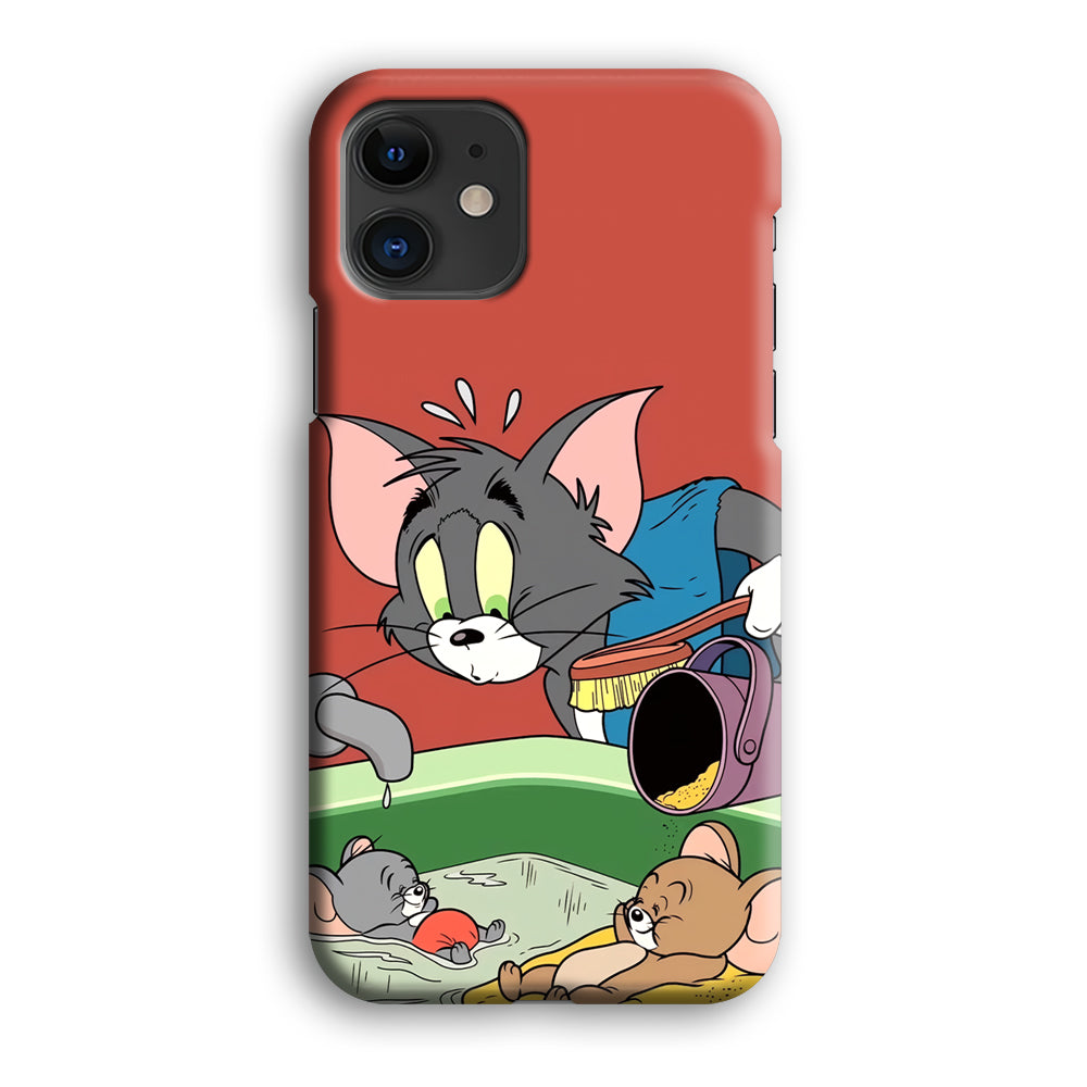 Tom and Jerry Do Not Be Noisy iPhone 12 Case