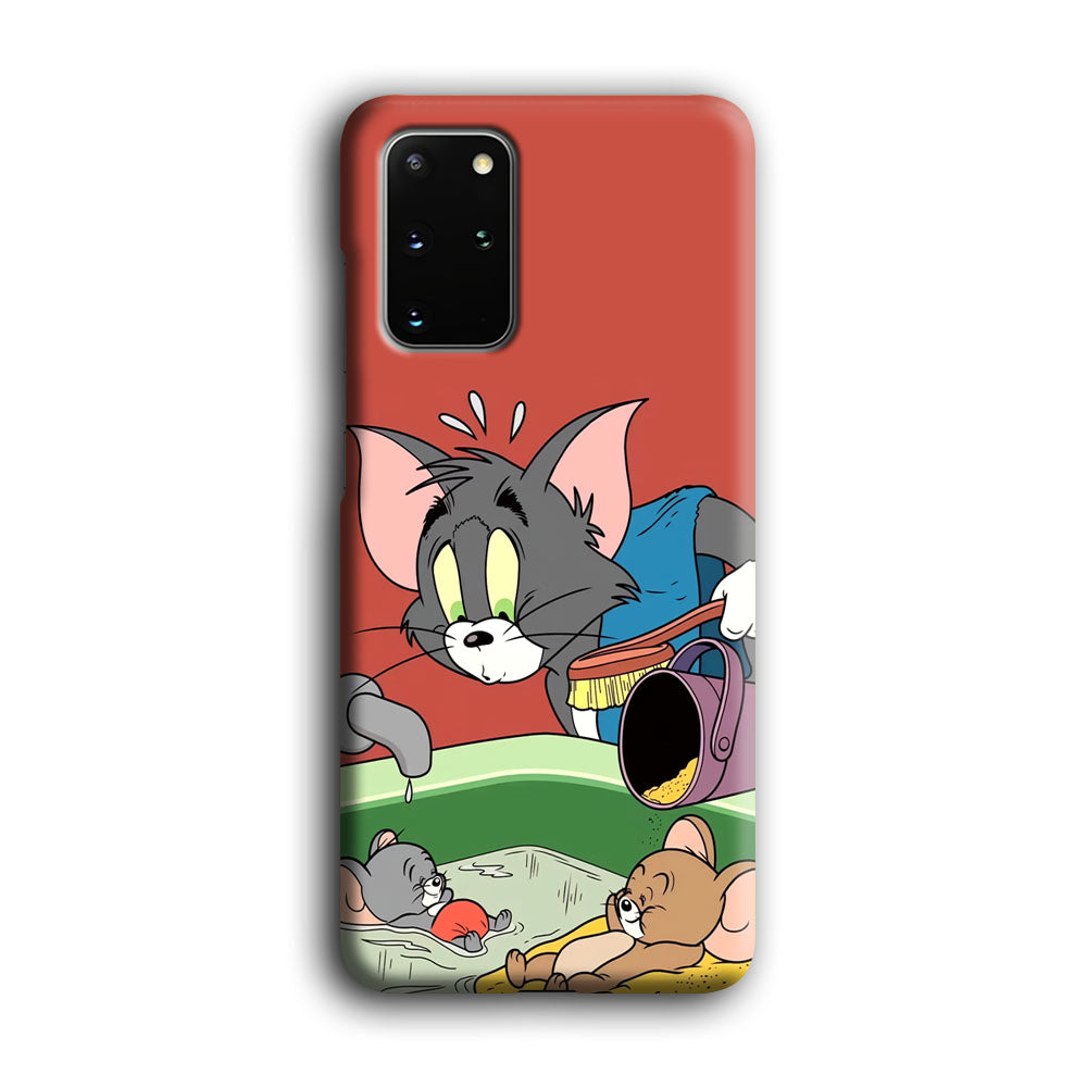 Tom and Jerry Do Not Be Noisy Samsung Galaxy S20 Plus Case