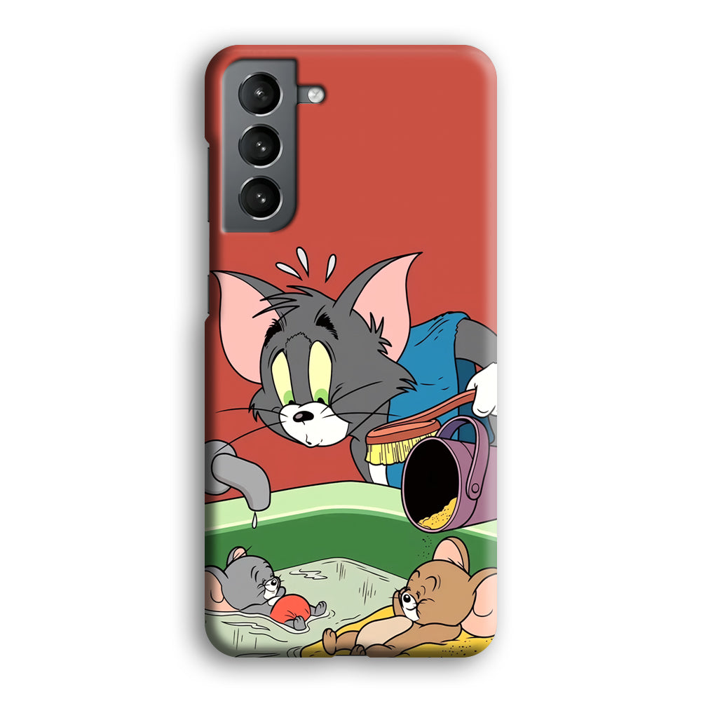 Tom and Jerry Do Not Be Noisy Samsung Galaxy S21 Plus Case