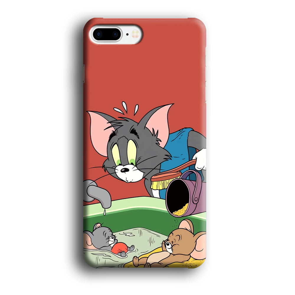 Tom and Jerry Do Not Be Noisy iPhone 8 Plus Case