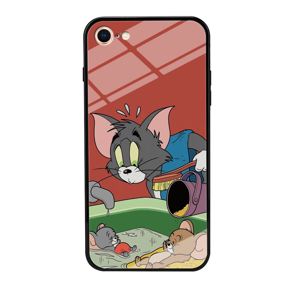 Tom and Jerry Do Not Be Noisy iPhone 8 Case