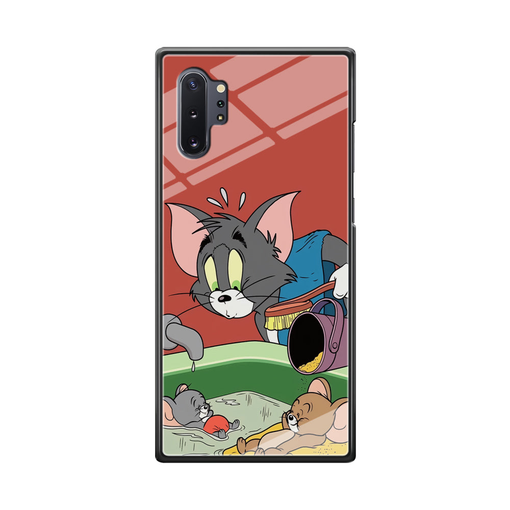 Tom and Jerry Do Not Be Noisy Samsung Galaxy Note 10 Plus Case