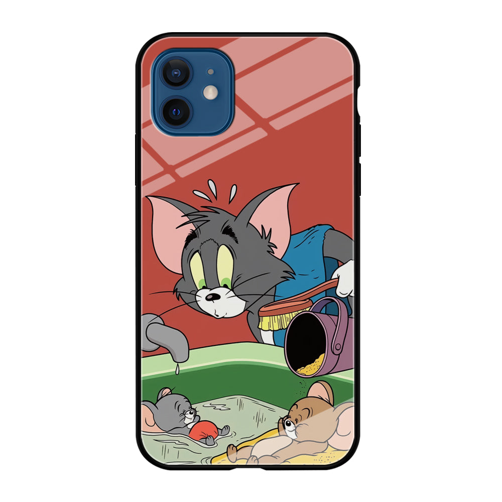 Tom and Jerry Do Not Be Noisy iPhone 12 Case