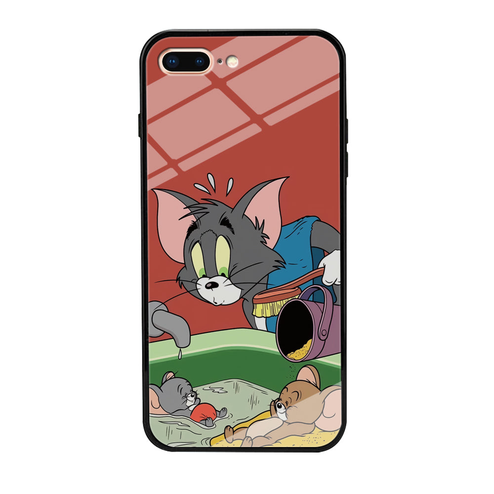 Tom and Jerry Do Not Be Noisy iPhone 8 Plus Case