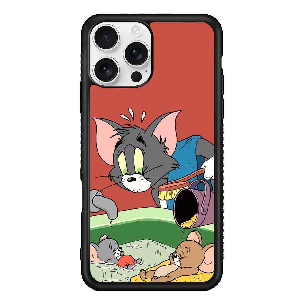 Tom and Jerry Do Not Be Noisy iPhone 16 Pro Case