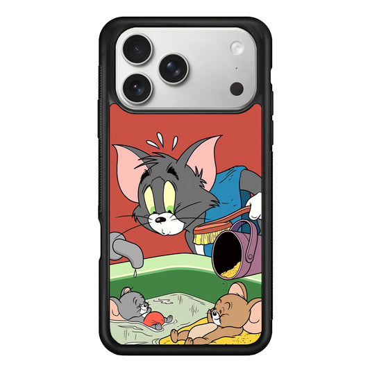 Tom and Jerry Do Not Be Noisy iPhone 17 Pro Case
