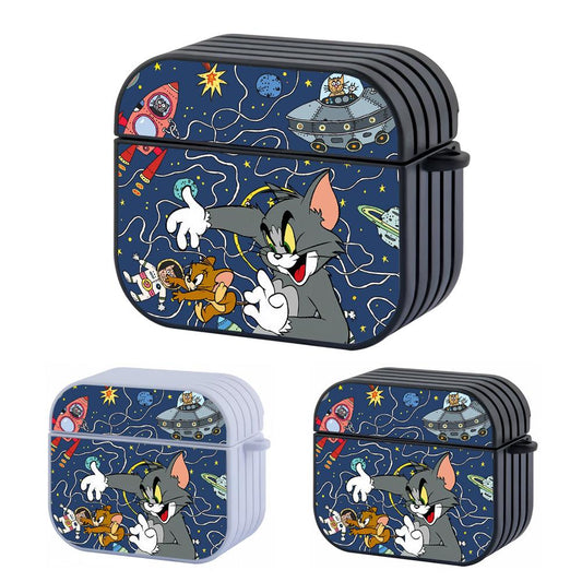 Tom and Jerry into The Space of Cats Apple Airpods 4 Case