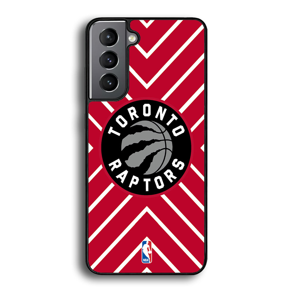 Toronto Raptors Red Shapes Samsung Galaxy S21 Plus Case