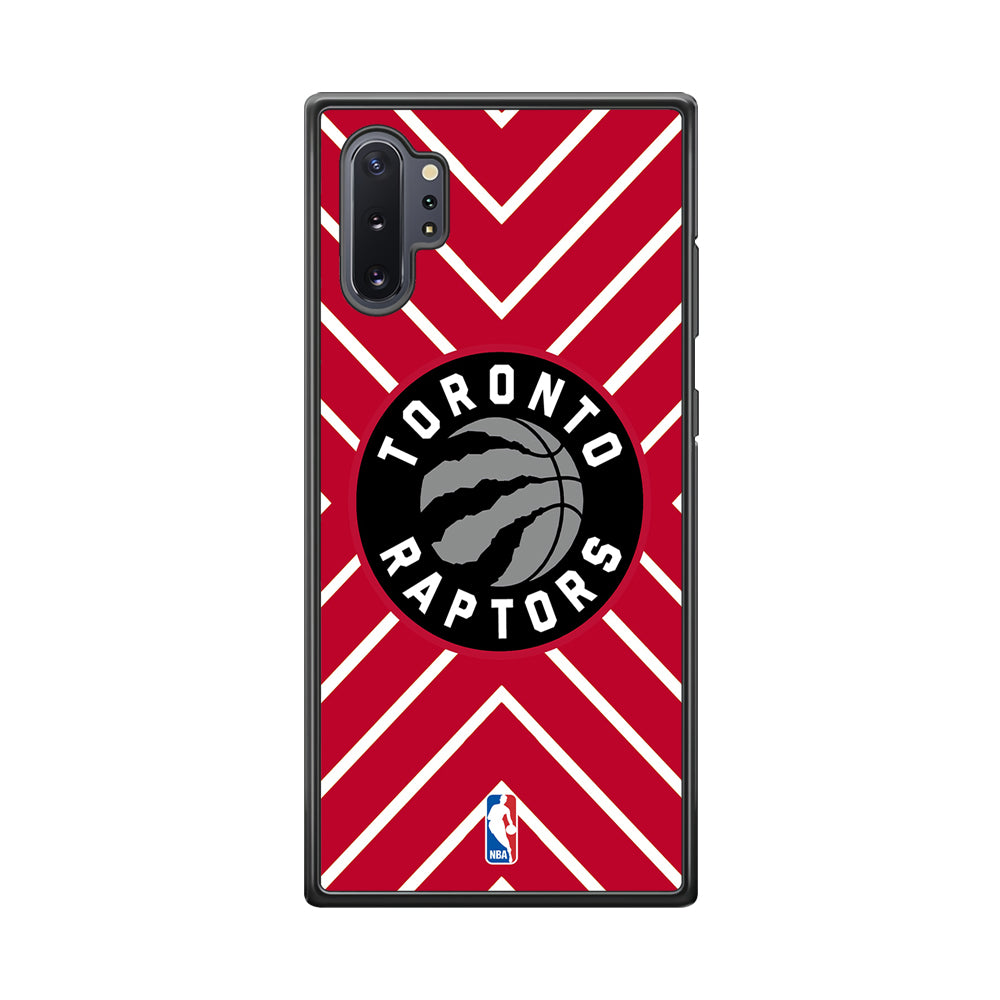 Toronto Raptors Red Shapes Samsung Galaxy Note 10 Plus Case