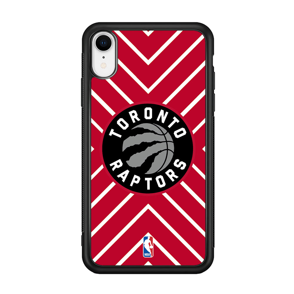 Toronto Raptors Red Shapes iPhone XR Case