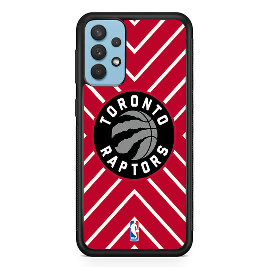 Toronto Raptors Red Shapes Samsung Galaxy A32 Case