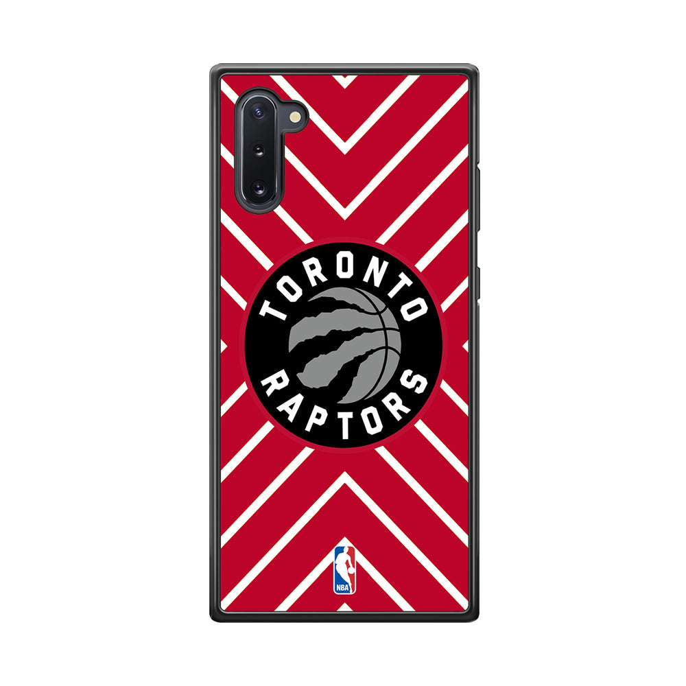 Toronto Raptors Red Shapes Samsung Galaxy Note 10 Case