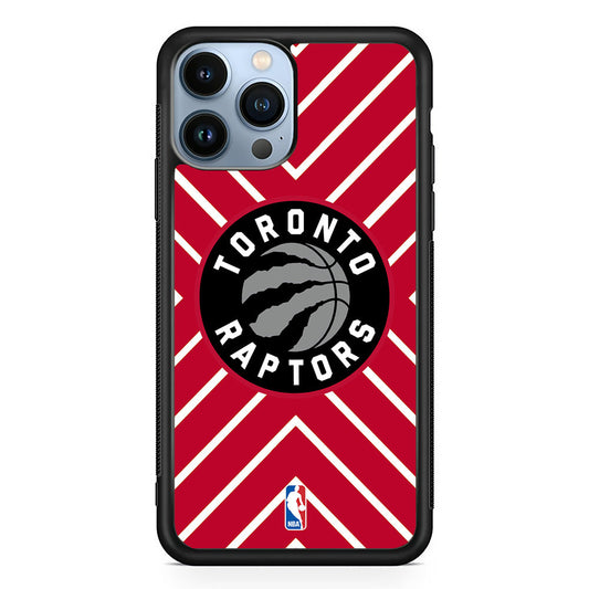 Toronto Raptors Red Shapes iPhone 15 Pro Case - Carneyforia