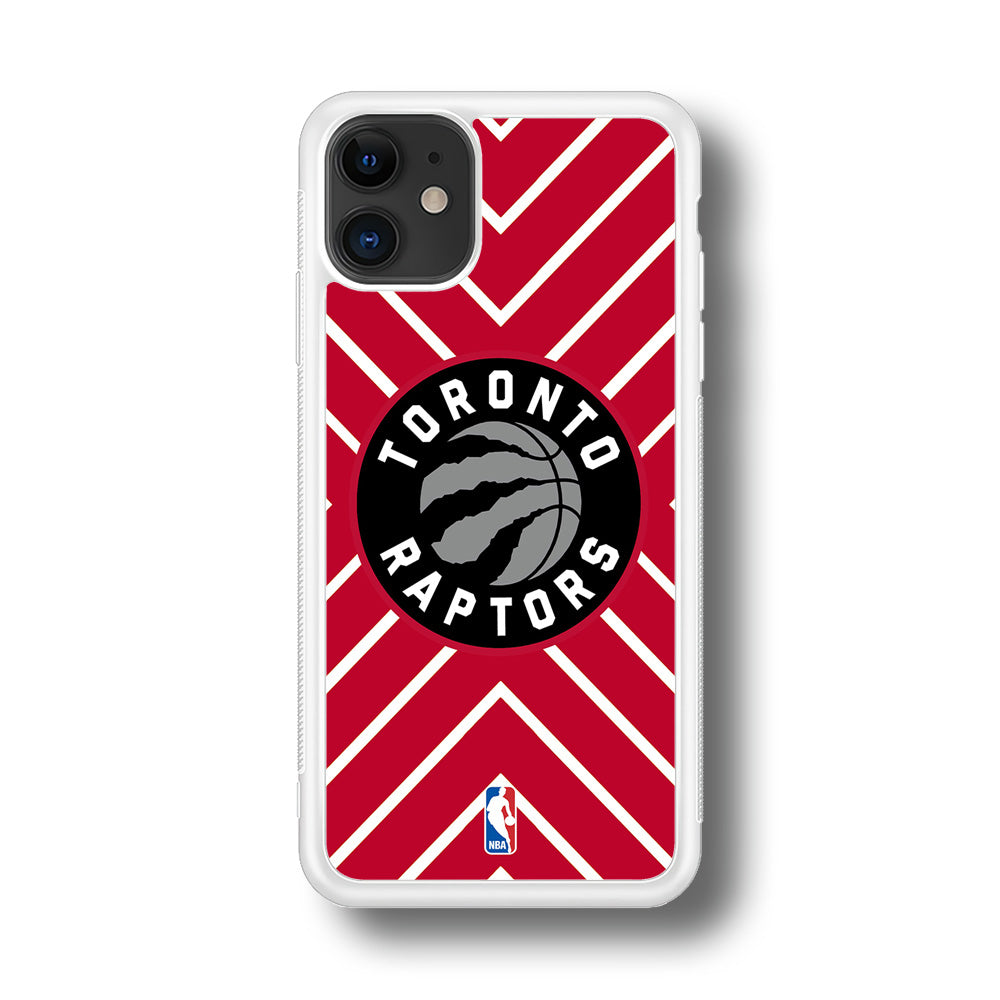 Toronto Raptors Red Shapes iPhone 11 Case