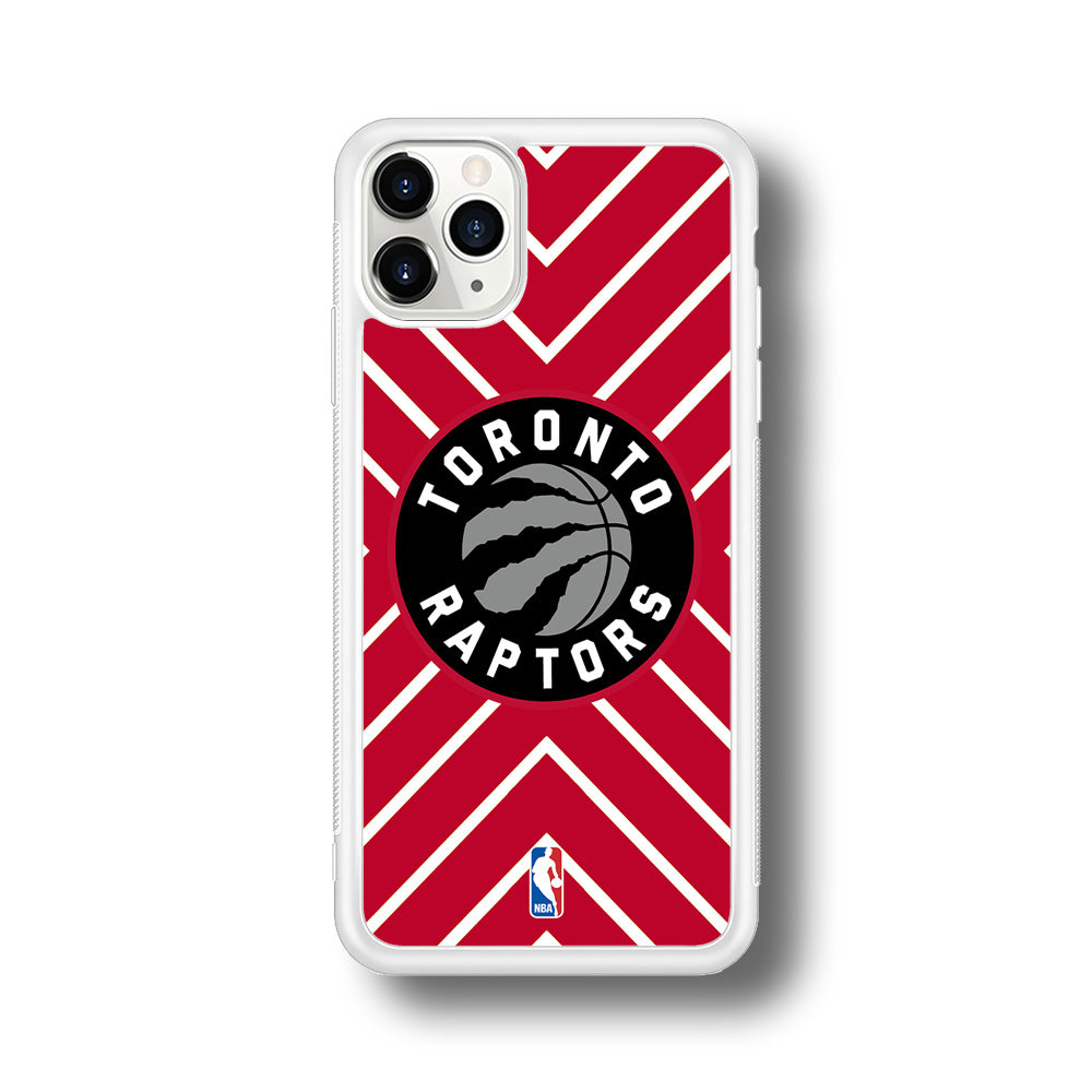 Toronto Raptors Red Shapes iPhone 11 Pro Case