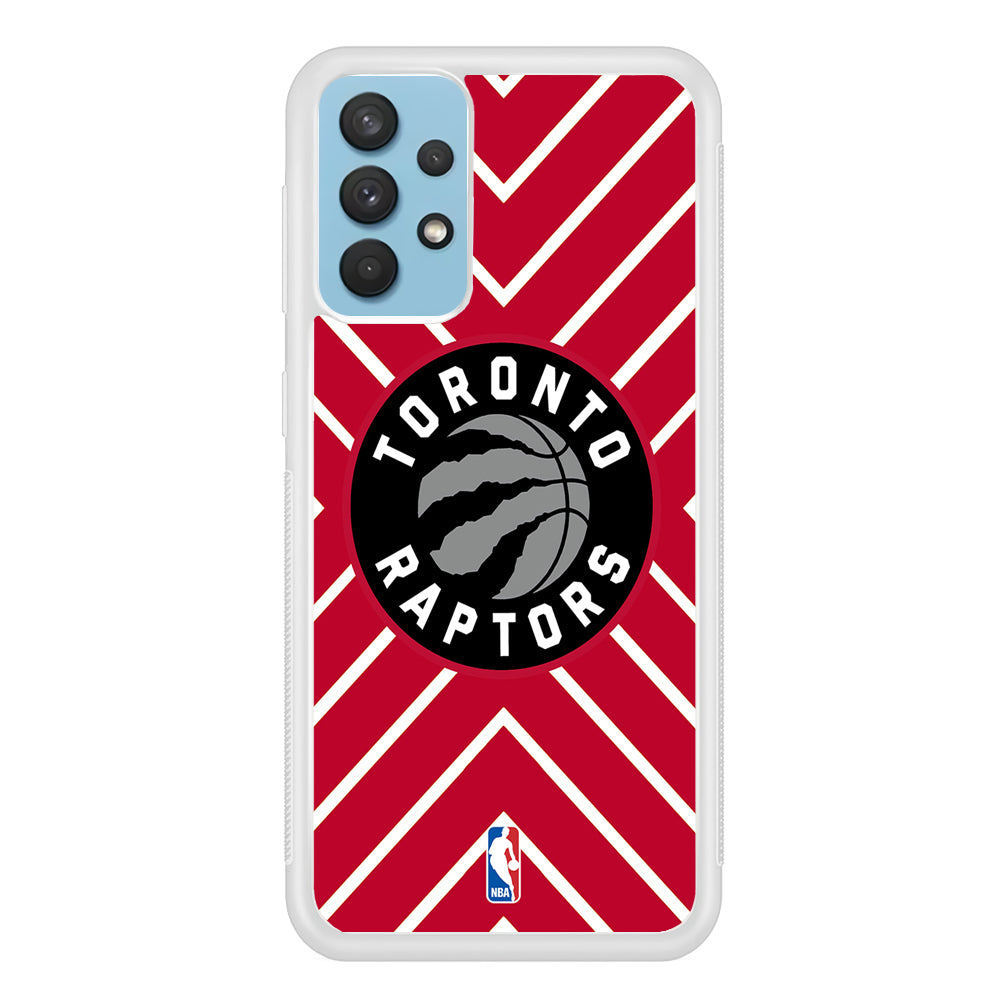 Toronto Raptors Red Shapes Samsung Galaxy A32 Case