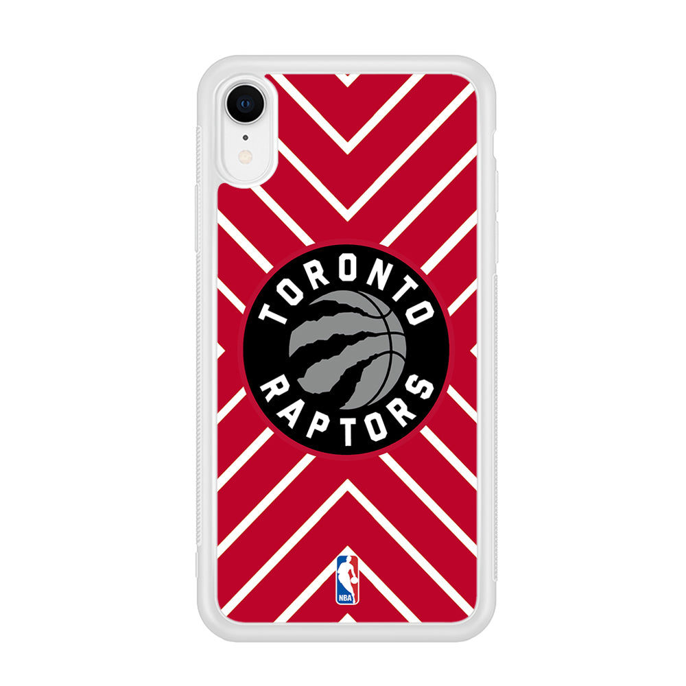 Toronto Raptors Red Shapes iPhone XR Case
