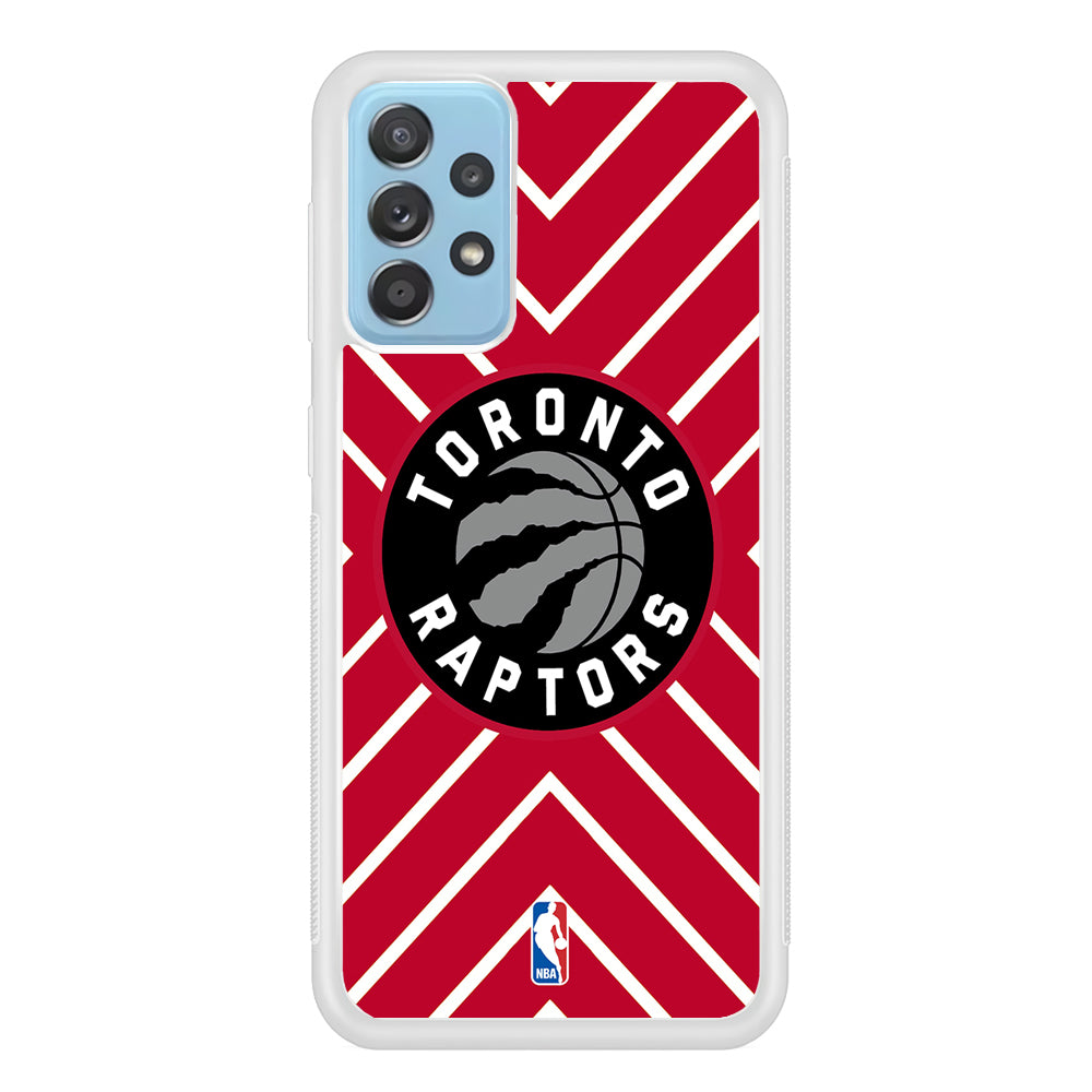 Toronto Raptors Red Shapes Samsung Galaxy A52 Case