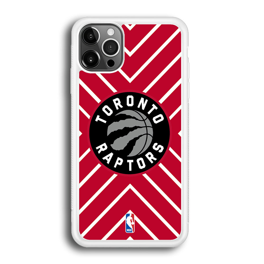 Toronto Raptors Red Shapes iPhone 12 Pro Case