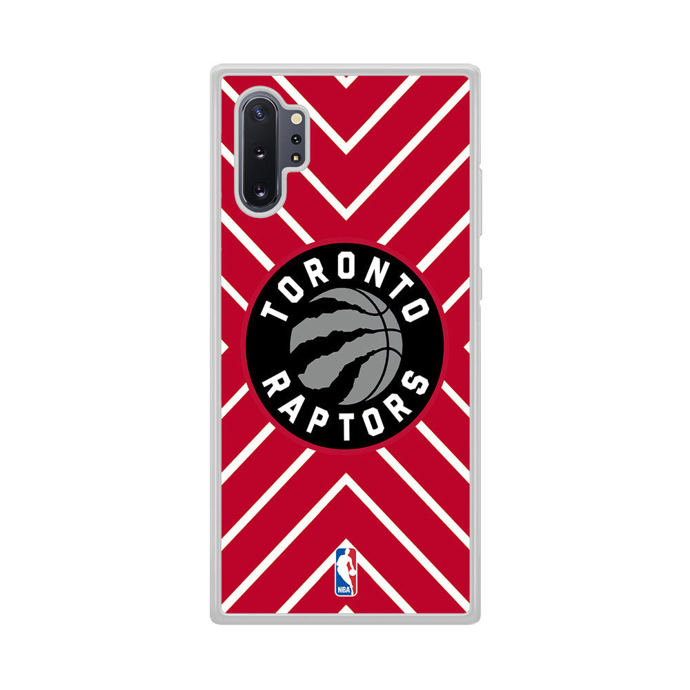 Toronto Raptors Red Shapes Samsung Galaxy Note 10 Plus Case