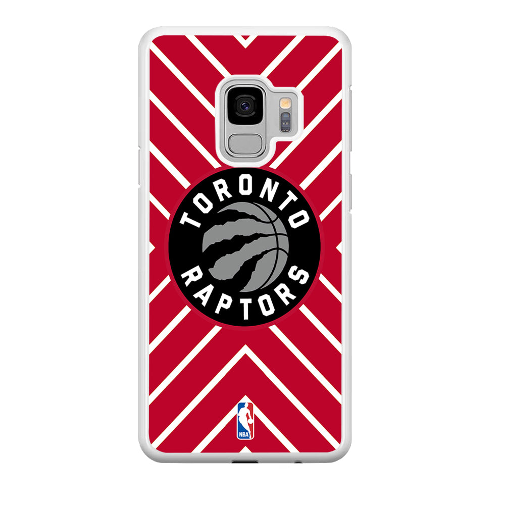 Toronto Raptors Red Shapes Samsung Galaxy S9 Case