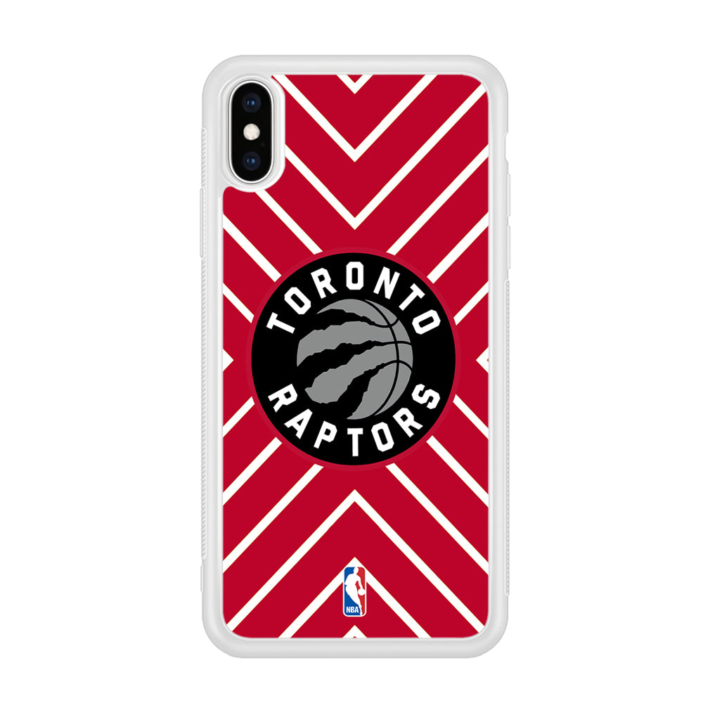 Toronto Raptors Red Shapes iPhone XS Case