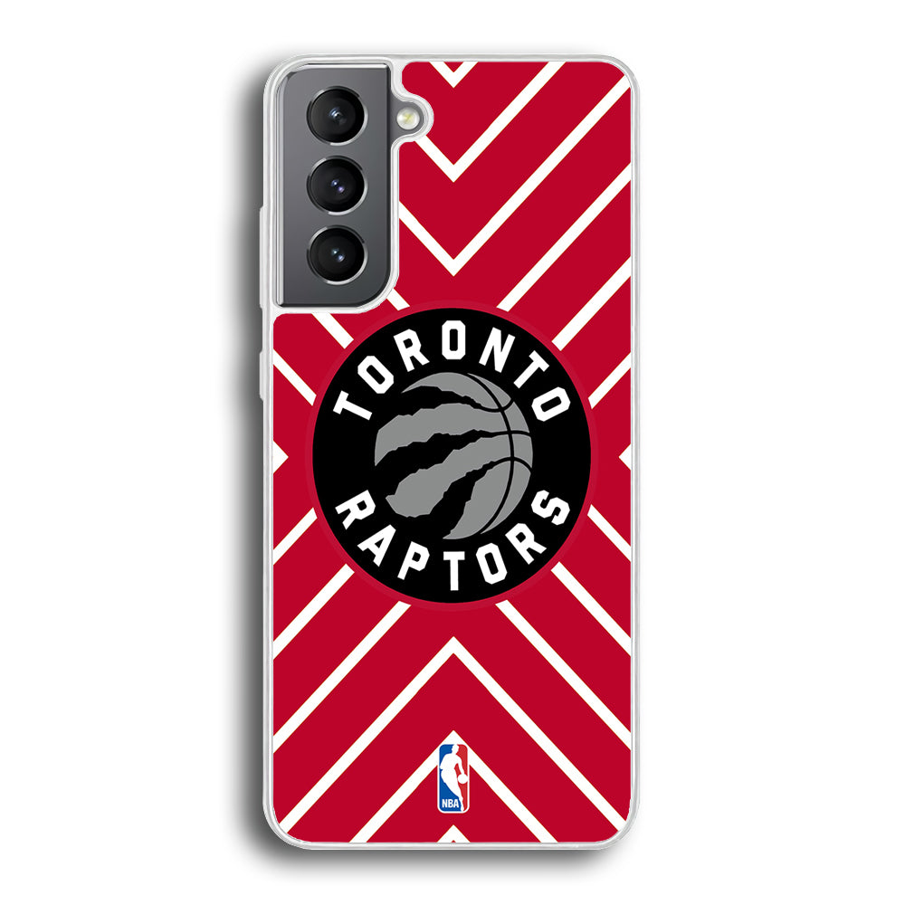 Toronto Raptors Red Shapes Samsung Galaxy S21 Case