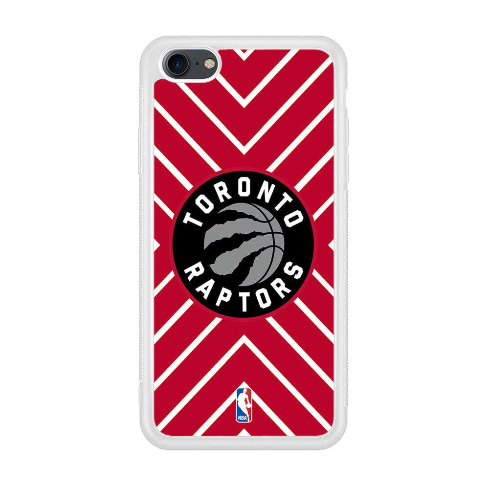 Toronto Raptors Red Shapes iPhone 8 Case