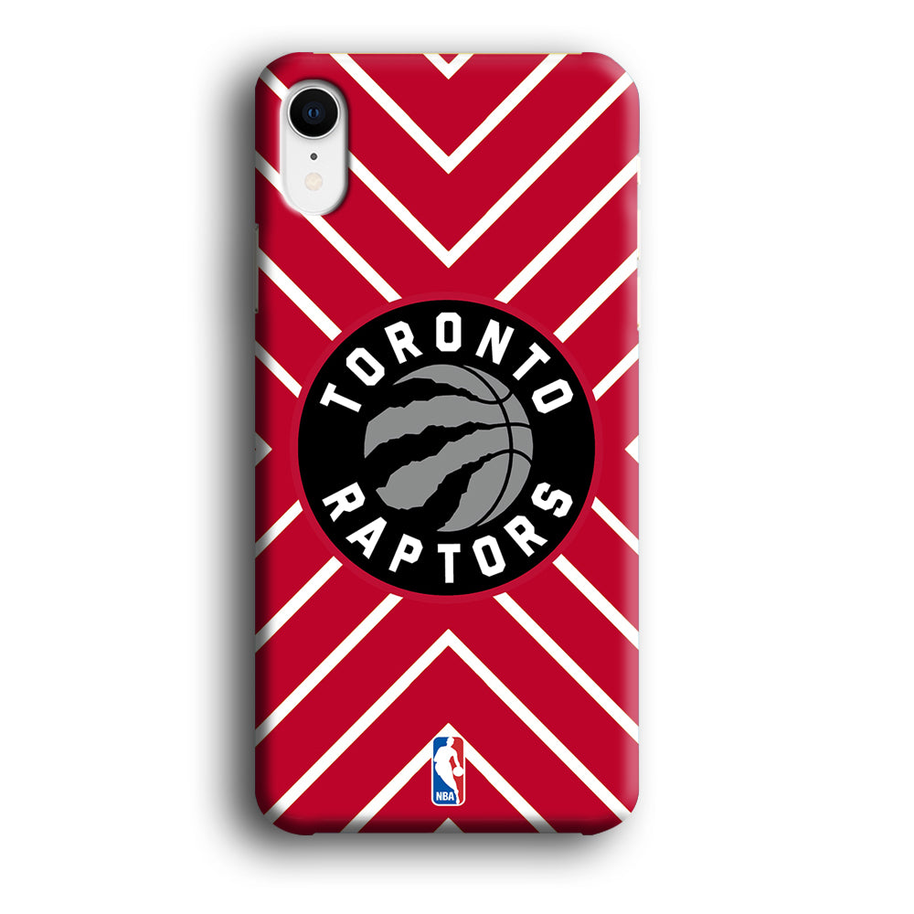 Toronto Raptors Red Shapes iPhone XR Case