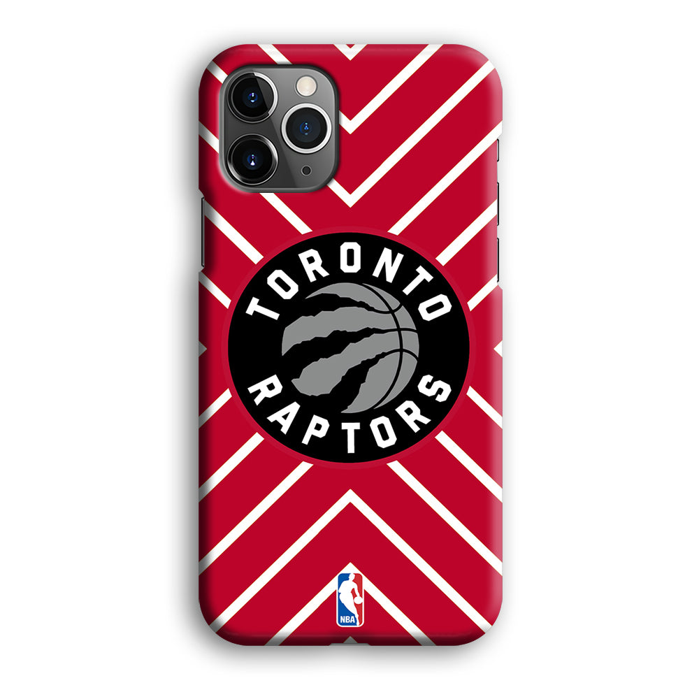 Toronto Raptors Red Shapes iPhone 12 Pro Case