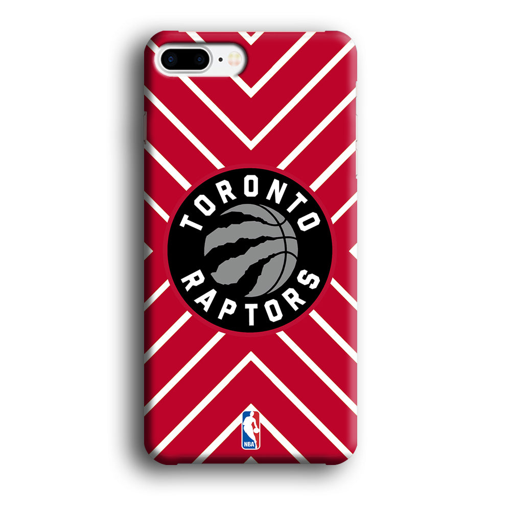 Toronto Raptors Red Shapes iPhone 8 Plus Case