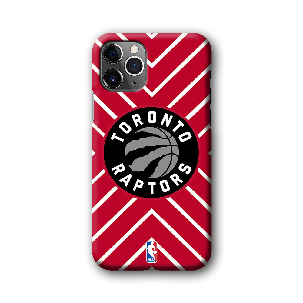 Toronto Raptors Red Shapes iPhone 11 Pro Max Case