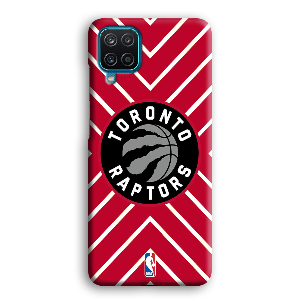 Toronto Raptors Red Shapes Samsung Galaxy A12 Case