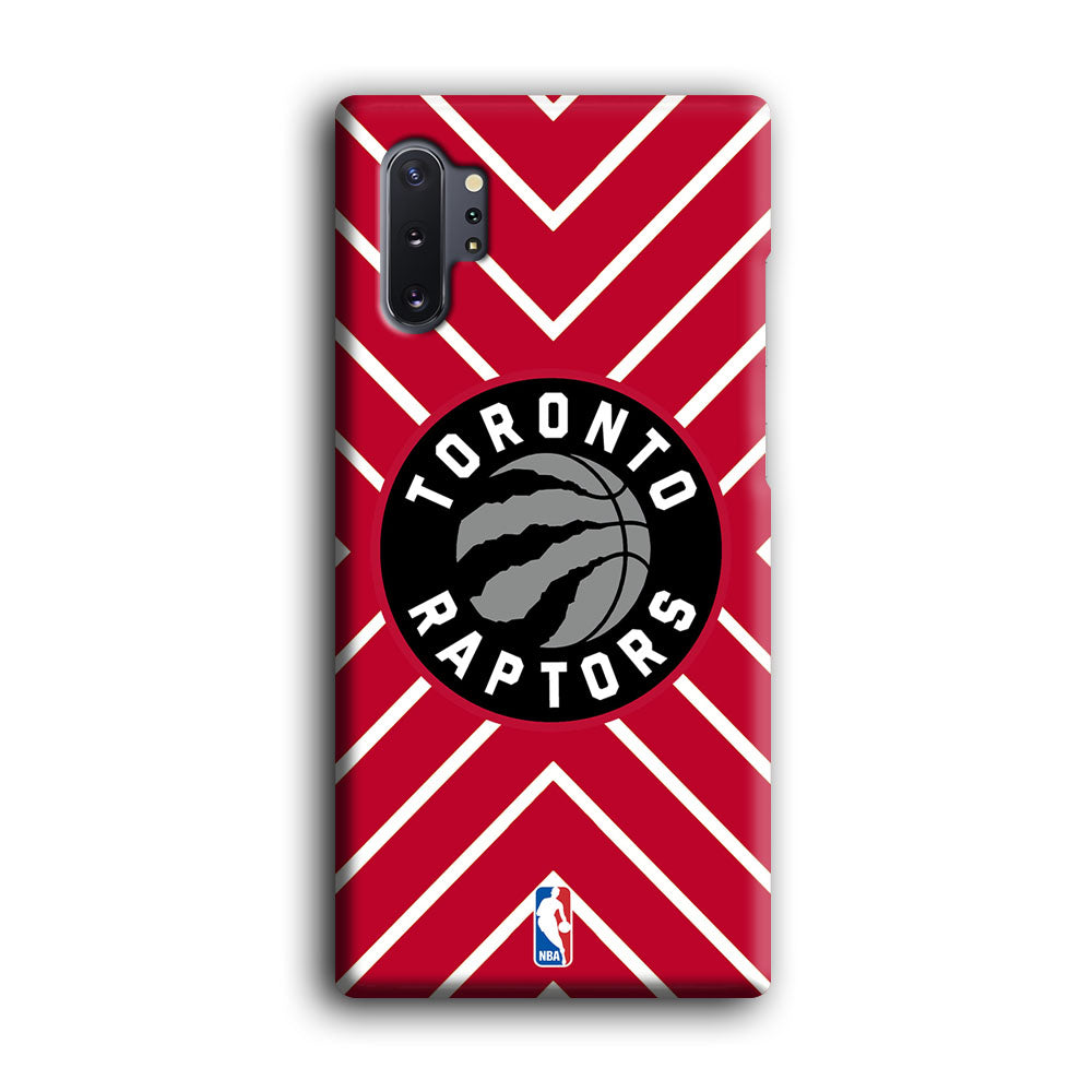 Toronto Raptors Red Shapes Samsung Galaxy Note 10 Plus Case