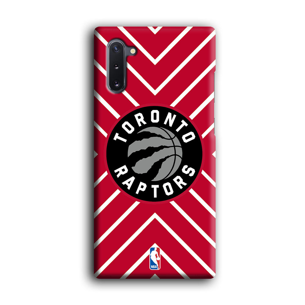 Toronto Raptors Red Shapes Samsung Galaxy Note 10 Case